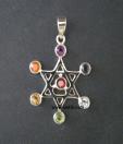 Chakra Pentacle Star Pendant